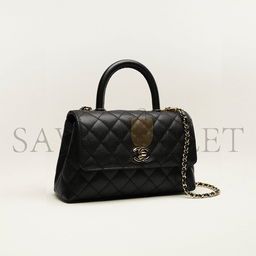 CHANEL MASTER SMALL TOP HANDLE FLAP BAG A92990 (24*14*10cm)